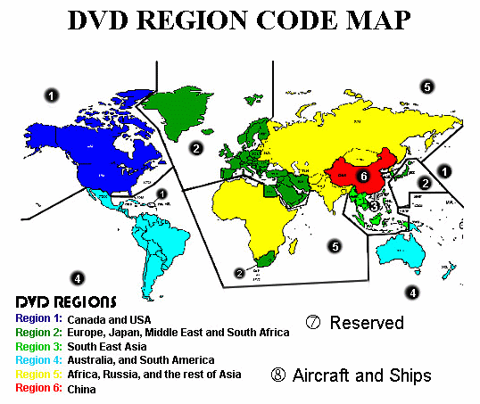 World Map Region