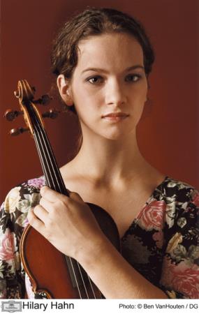 Hahn was running a good half hour behind schedule when we began our conversation. Twenty minutes later, she had to leave to attend a Tower Records signing. - hilary-hahn-photo