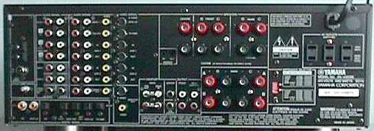 Yamaha RX-V2095 Rear Panel