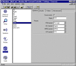 Meridian 861 User Display 6