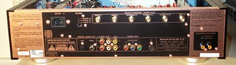 Marantz SA12-S1 back panel